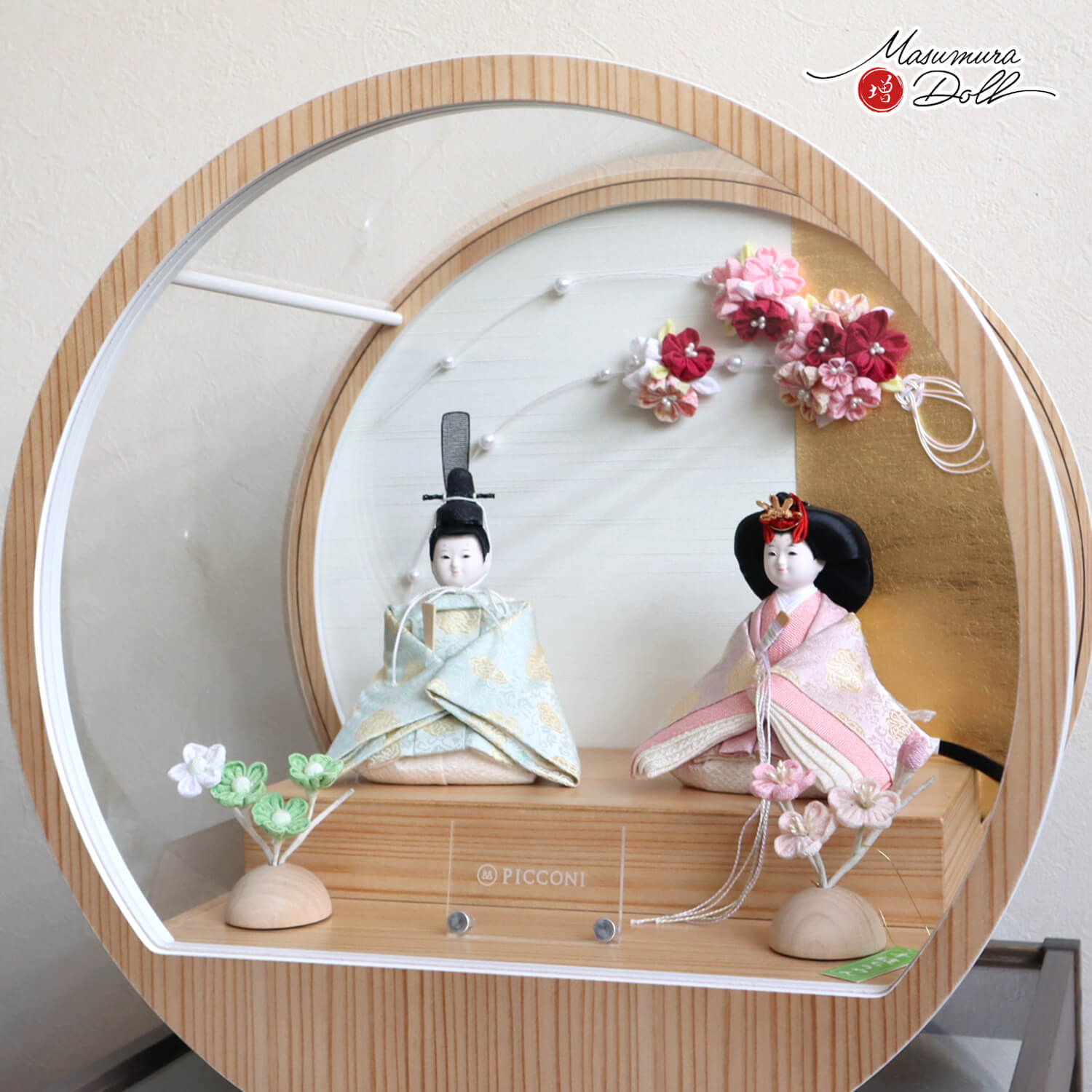 雛人形 新作 ケース飾り 小西実作 PICCONI 楓-かえで- Fuku