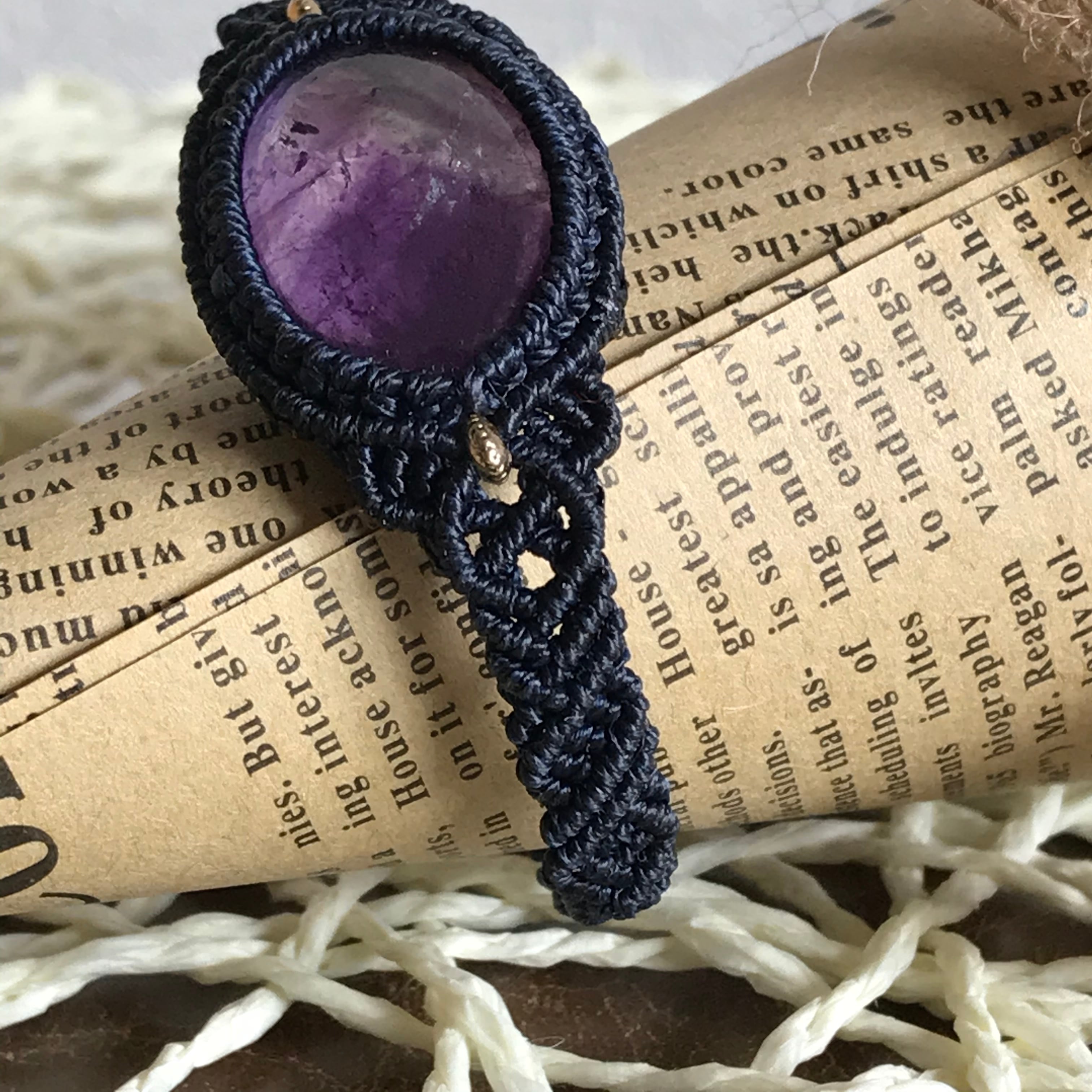 愛の守護石＊アメジスト《2月誕生石》 | 虹彩 nijiiro＊macrame