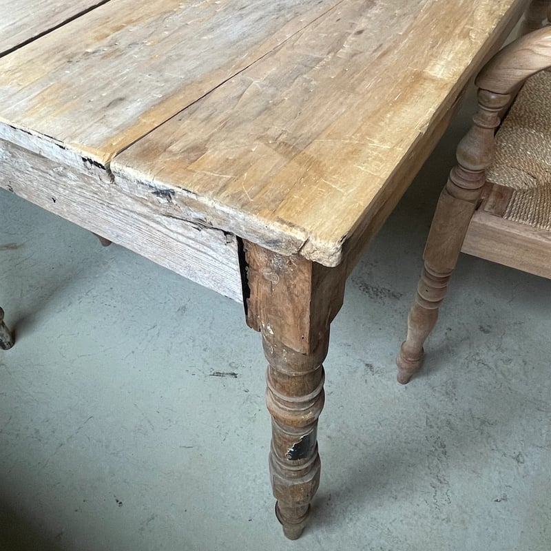木製テーブル フランスアンティーク ③ | OGISHIMA COFFEE Antiques