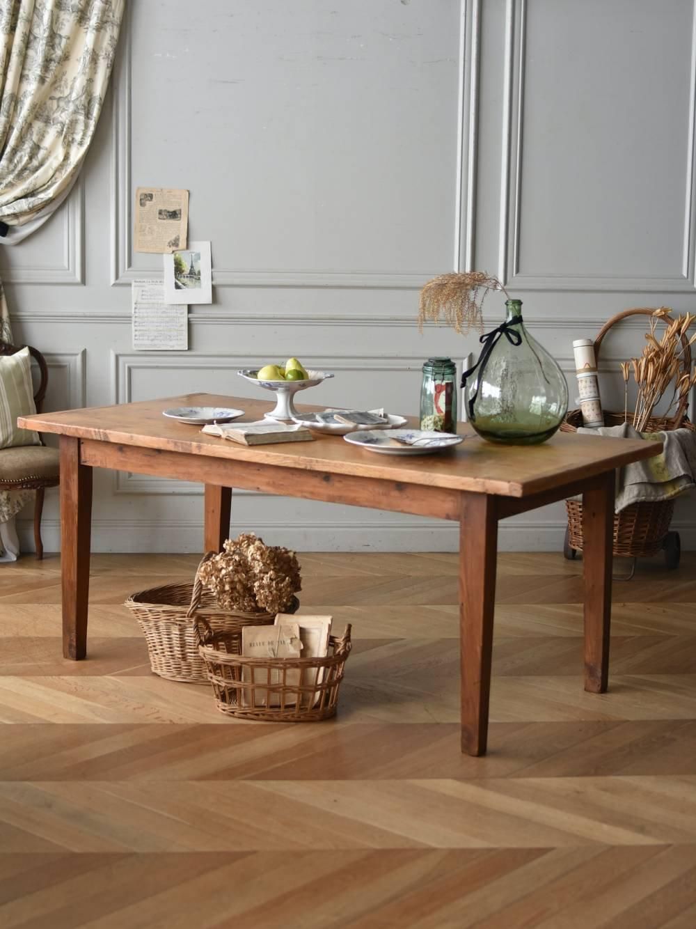 アンティークテーブル.73 フランス アンティーク ダイニングテーブル