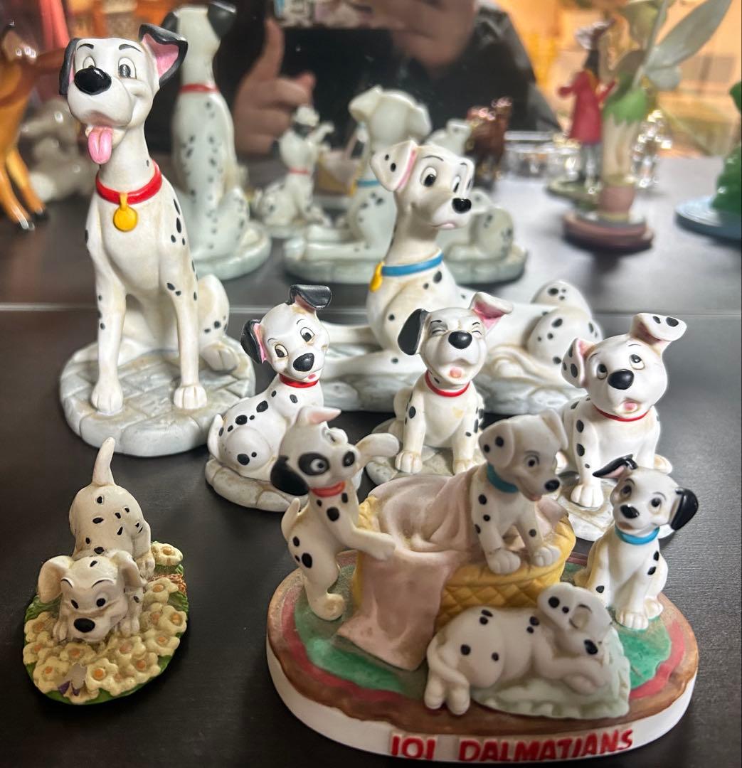 ダルメシアン 置物 セット 101匹わんちゃん ディズニー - メルカリ