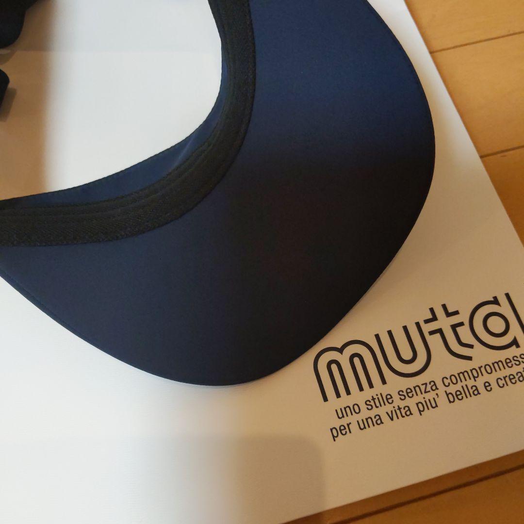 ムータマリンゴルフ ネイビー バイザー 調整可能 レディース