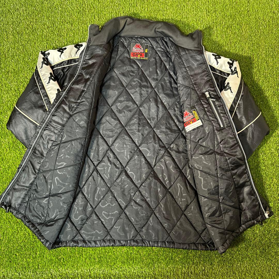 90's kappa カッパ ユベントス 中綿ジャケット ベンチコート - メルカリ