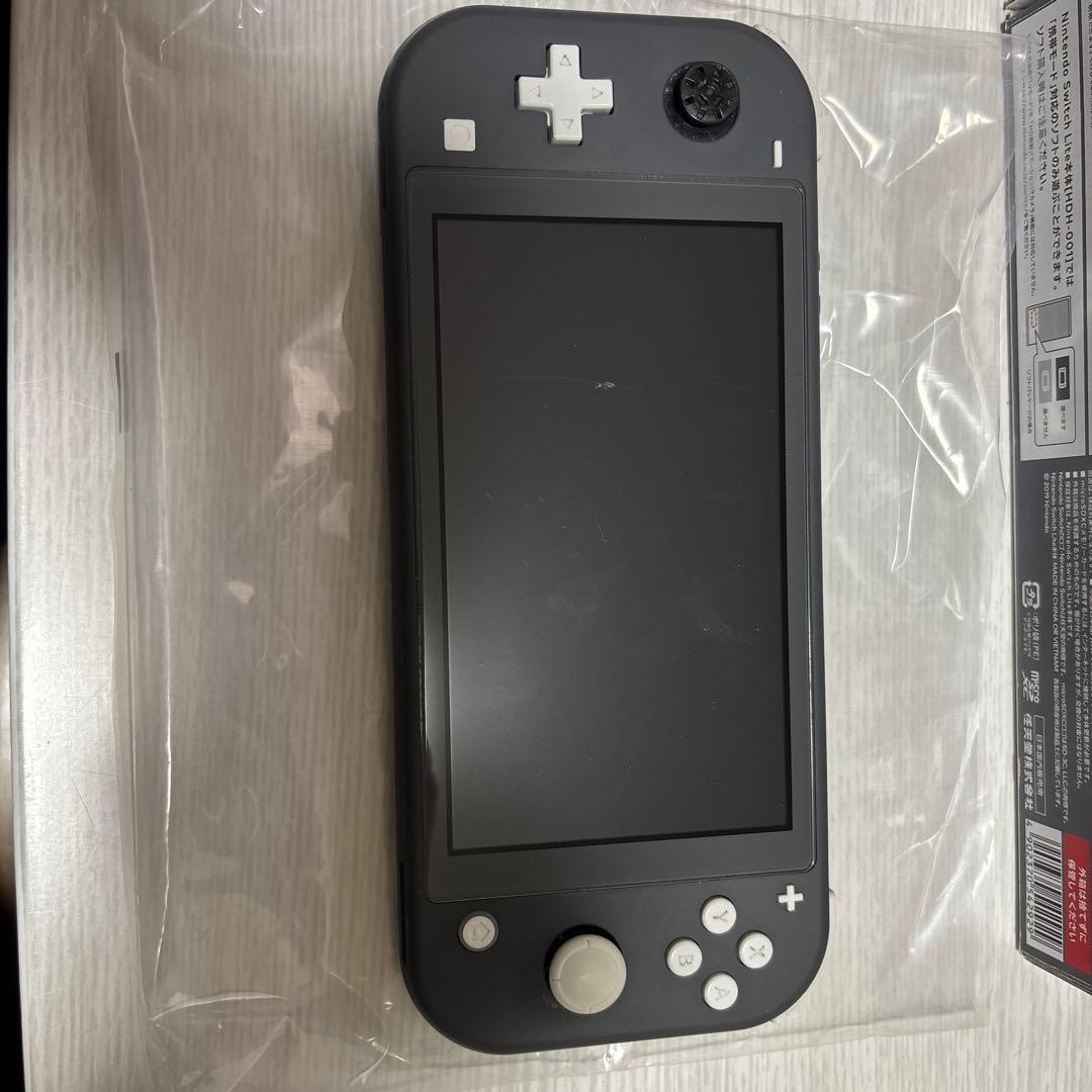 Nintendo Switch Lite グレー 本体 ジャンク - メルカリ