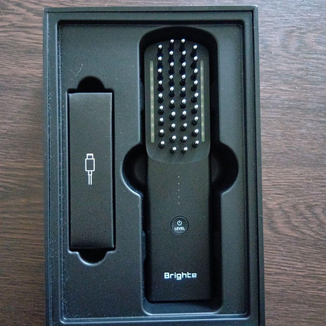 Brighte LED美顔器 ブラシ型 Brighte（ブライト） エレキブラシ プラス ブラシ型 美顔器 ピンク